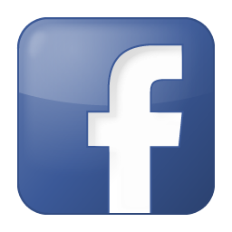 social facebook box blue